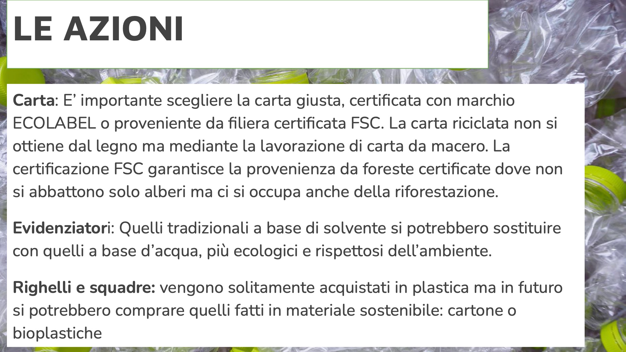 Cancelleria sostenibile 5